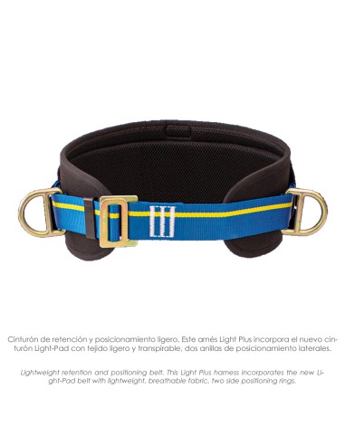 Cinturon Seguridad con Cuerda y Mosquetón