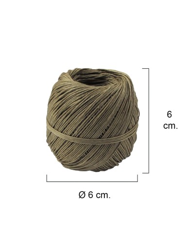 Hilo Bramante Cañamo Pulido Nº 6 (Bobina 50 Gramos)