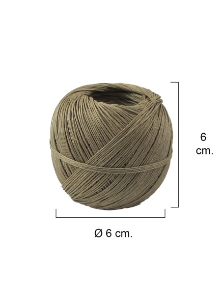 Hilo Bramante Cañamo Pulido Nº10 (Bobina 50 Gramos)