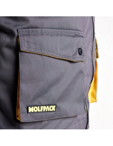 Chaqueta de Trabajo Gris/Amarillo Talla 52/54 L