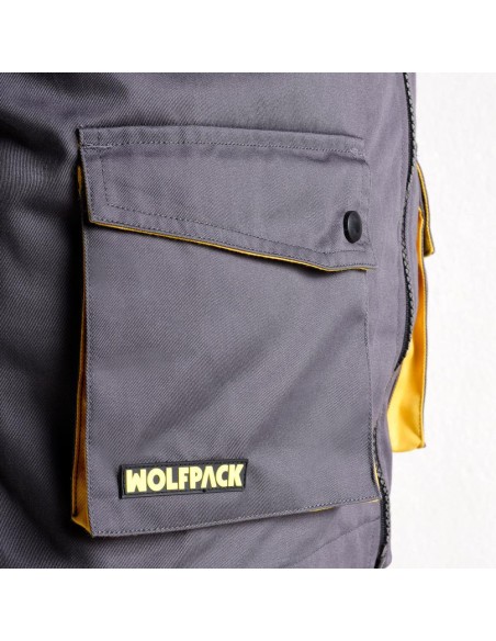 Chaqueta de Trabajo Gris/Amarillo Talla 56/58 XL