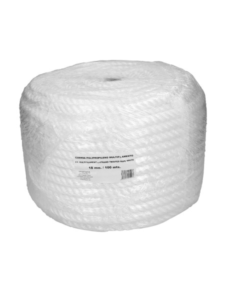 Cuerda Polipropileno Multifilamento (Rollo 100 m.) 18 mm.