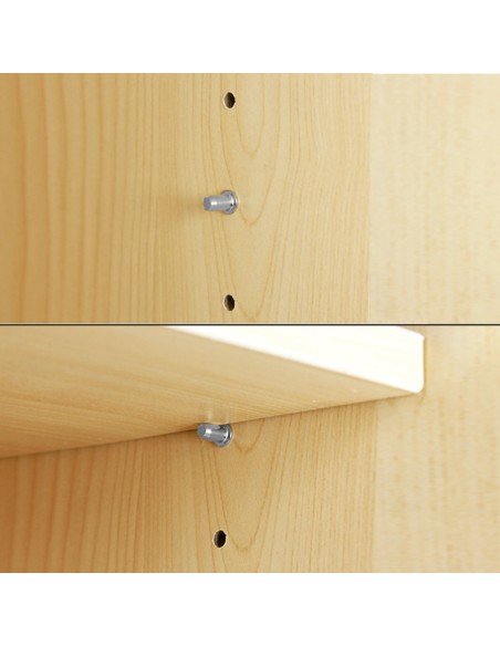 Soporte de Metalico Con Anclaje 5 Ø mm. Para Estanterias / Estantes (Caja 100 Unidades)