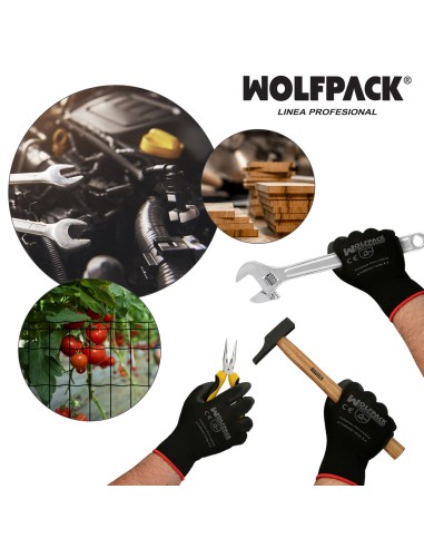 Guantes Poliuretano / Nylon Impregnado 8"