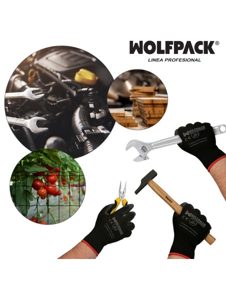 Guantes Poliuretano / Nylon Impregnado 8"