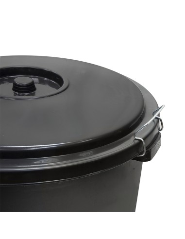 Cubo Basura Plastico Comunidad Con Tapa 50 Litros