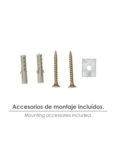 Soporte Pelicano Regulable Para Estante 1 / 35 mm. Cromo Mate (1 Pieza)