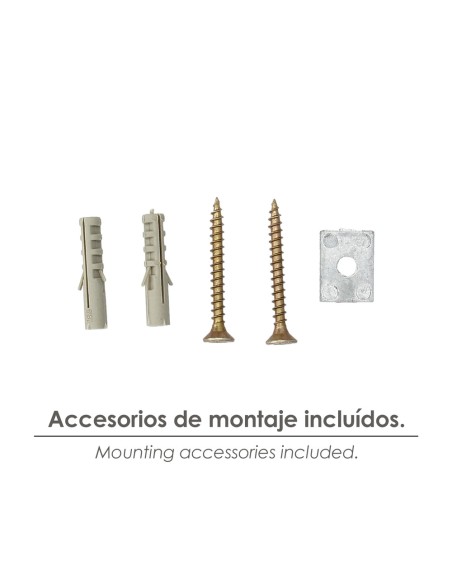 Soporte Pelicano Regulable Para Estante 1 / 35 mm. Cromo Mate (1 Pieza)