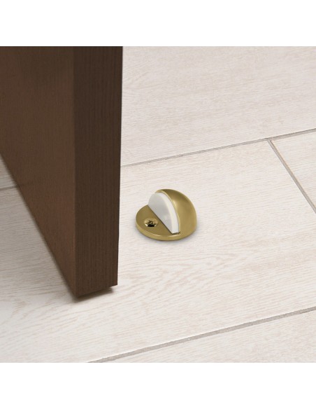 Tope Puerta Wolfpack Atornillar Acero Inoxidable Latonado