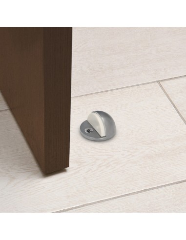 Tope Puerta Wolfpack Atornillar Acero Inoxidable Plata mate