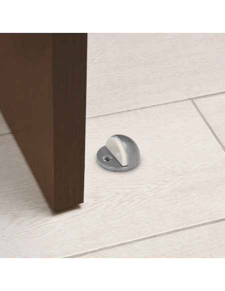 Tope Puerta Wolfpack Atornillar Acero Inoxidable Plata mate