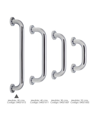 Agarre Ducha Maurer Cromo Brillo Ø 32 mm. Longitud 50 cm.