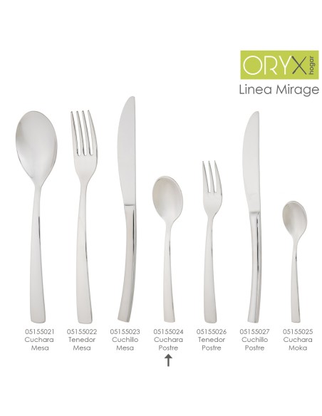 Cuchara Café Y Postre Mirage 135 mm.Caja 12 unidades