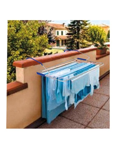 Tendedero Oryx Balcon Acero Blanco 105x55cm