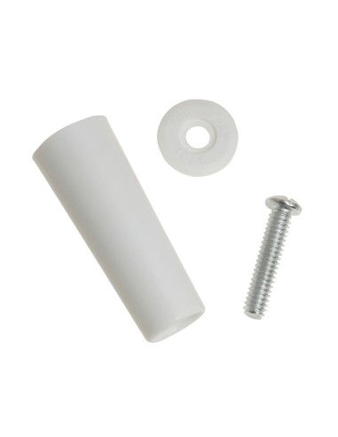 Tope Persiana Con Tornillo 60 mm. Blanco