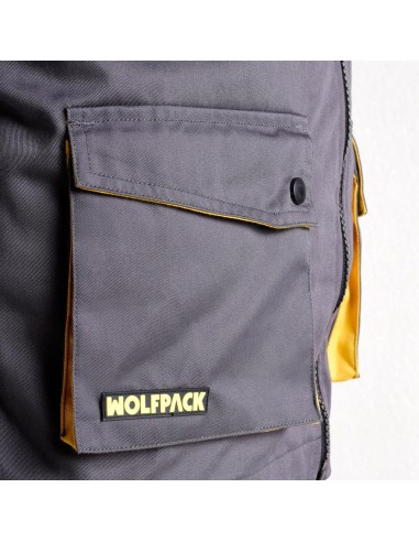 Chaqueta de Trabajo Gris/Amarillo Talla 46/48 S