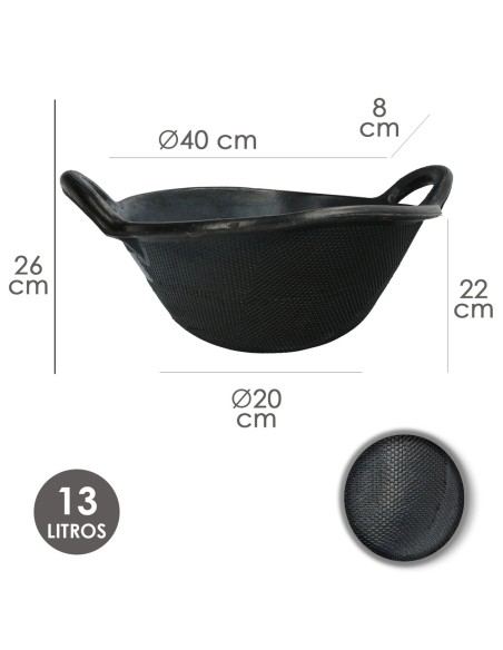 Espuerta Goma Spart Wolfpack 13 l.