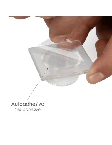 Tope Puerta Wolfpack Adhesivo Transparente