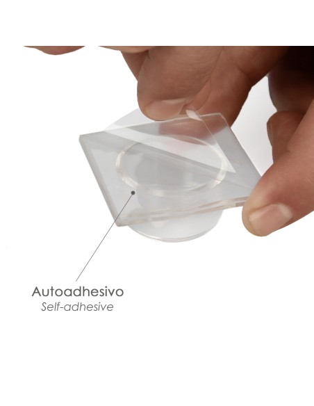 Tope Puerta Wolfpack Adhesivo Transparente