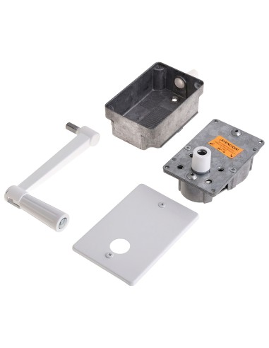 Torno Elevacion Persiana Empotrar Blanco