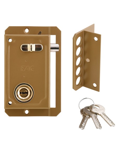 Cerradura Fac S 90 P Pintada Derecha Bombin 70