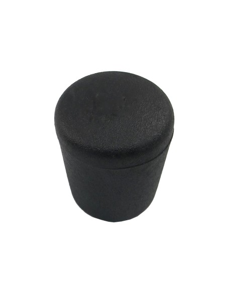 Contera Cónica Negra 20mm. Blister 4 piezas.