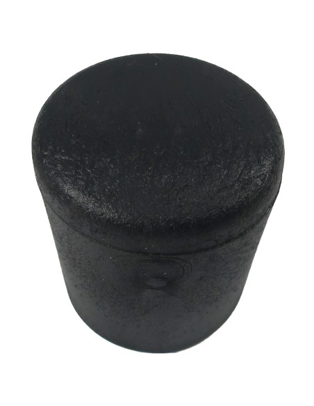 Contera Cónica Negra 30mm. Blister 2 piezas.