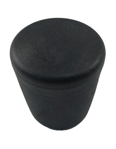 Contera Cónica Negra 35mm. Blister 2 piezas.