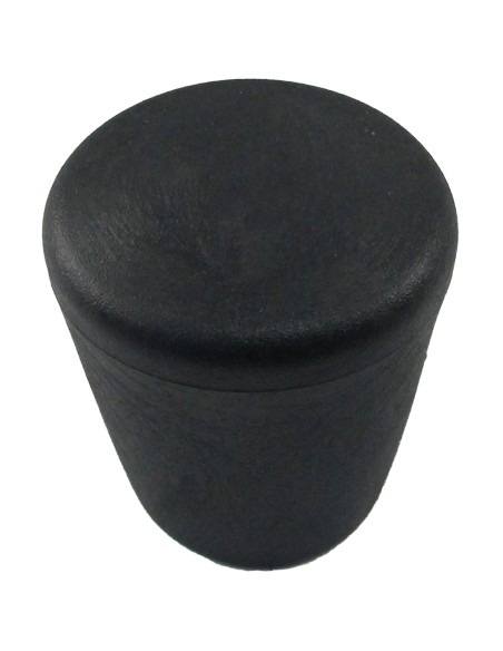 Contera Cónica Negra 35mm. Blister 2 piezas.