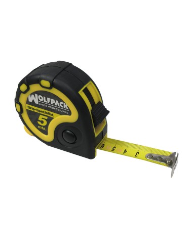 Flexometro 5 Metros Con Freno Wolfpack Grip Special