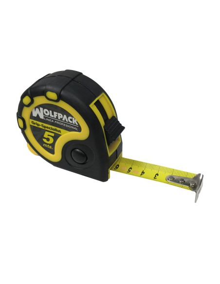 Flexometro 5 Metros Con Freno Wolfpack Grip Special