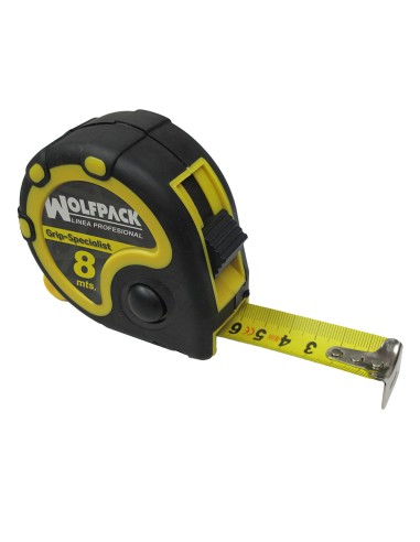 Flexometro 8 Metros Con Freno Wolfpack Grip Special