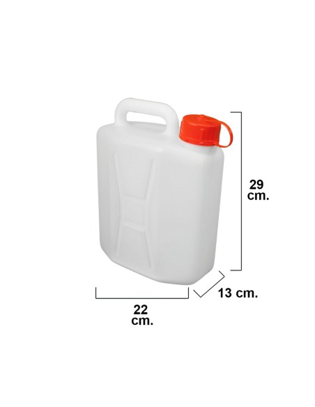 Bidon Garrafa Plastico Alimentario 5 Litros