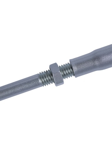 Cierra Puertas Con Retenedor Fuerza 2. Color Plata (Puertas 70/90 cm.)