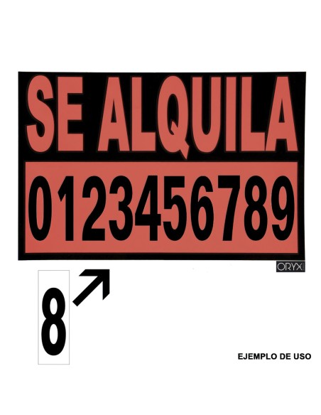 Numero Adhesivo 46x140 mm. Nº 7