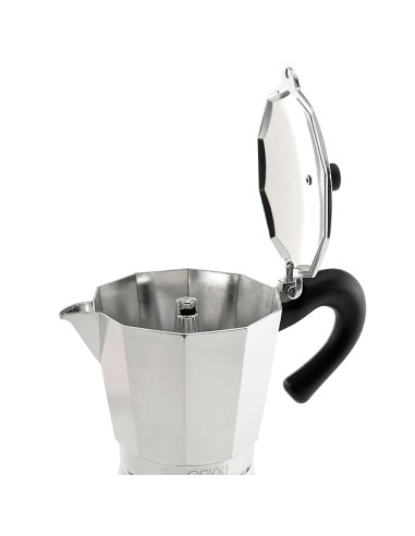 Cafetera Inducción Aluminio 9 Tazas (450 Ml.)