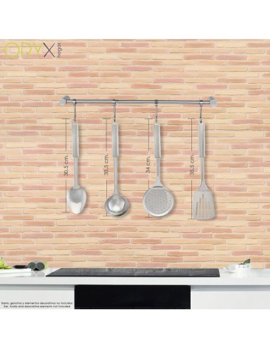 Rasera Cocina Acero Inoxidable 7,5 x 35,5 (Alt.) cm.