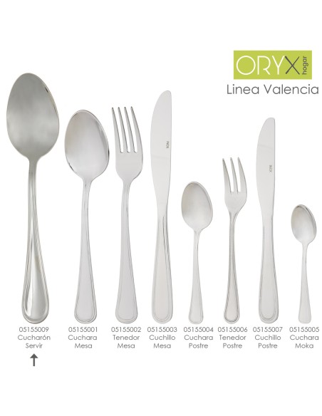 Cucharon Servir Valencia 235 mm.