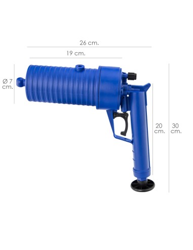 Desatascador Profesional Pistola Con Aire Comprimido