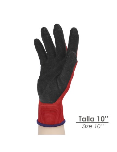 Guantes Latex / Nylon Gripflex Talla 10"