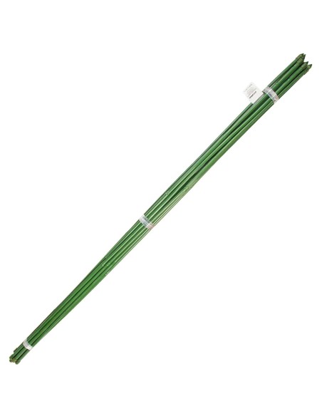Tutor Varilla Bambú Plastificado Ø 8 - 10 mm. x 120 cm. (Paquete 10 Unidades)