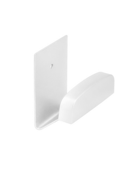Colgador Percha Adhesivo Acero Inoxidable Color Blanco