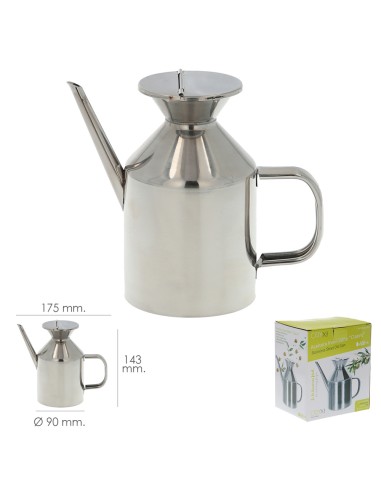 Aceitera Acero Inoxidable Modelo "Classic" 375ml.