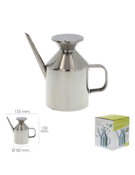 Aceitera Acero Inoxidable Modelo "Classic" 625ml.