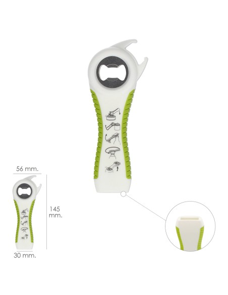 Abre Latas / Botellas / Botes Multifunción 5 en 1