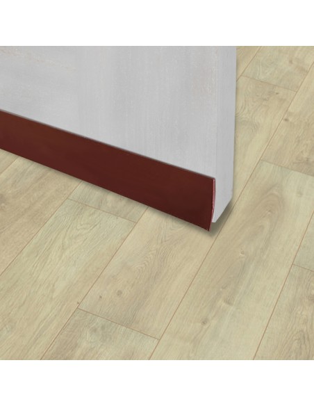 Burlete Umbral Autoadhesivo PVC Flexible Marron