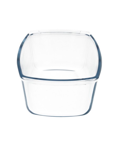 Fuente Cristal Para Horno, 1.5 Litros, Molde Especial Reposteria, 27x14x7 cm.