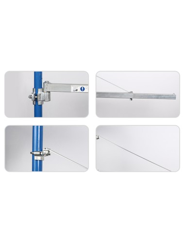 Brazo Soporte para Polipastos - Cabrestante capacidad de carga de 600 o 300 Kg.