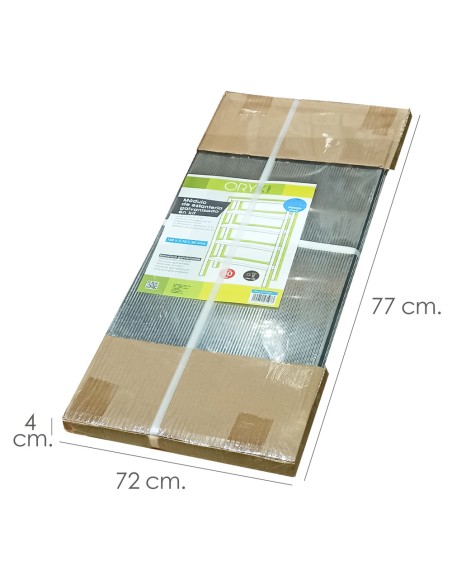 Estanteria Acero Galvanizado con 5 Baldas 150x75x30 cm. Baldas ajustables. Peso maximo 150 Kg.