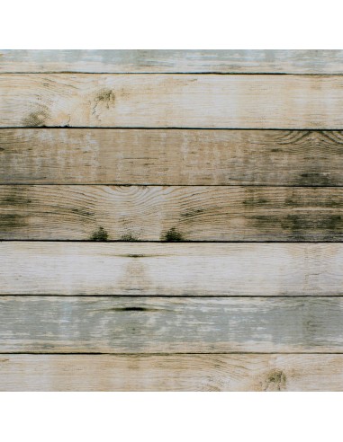 Mantel Hule Redondo Tablones Madera Impermeable Antimanchas PVC Ø 140 cm. Uso Interior y Exterior